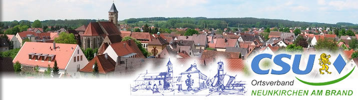 Panorama Neunkirchen mit Text CSU Ortsverband